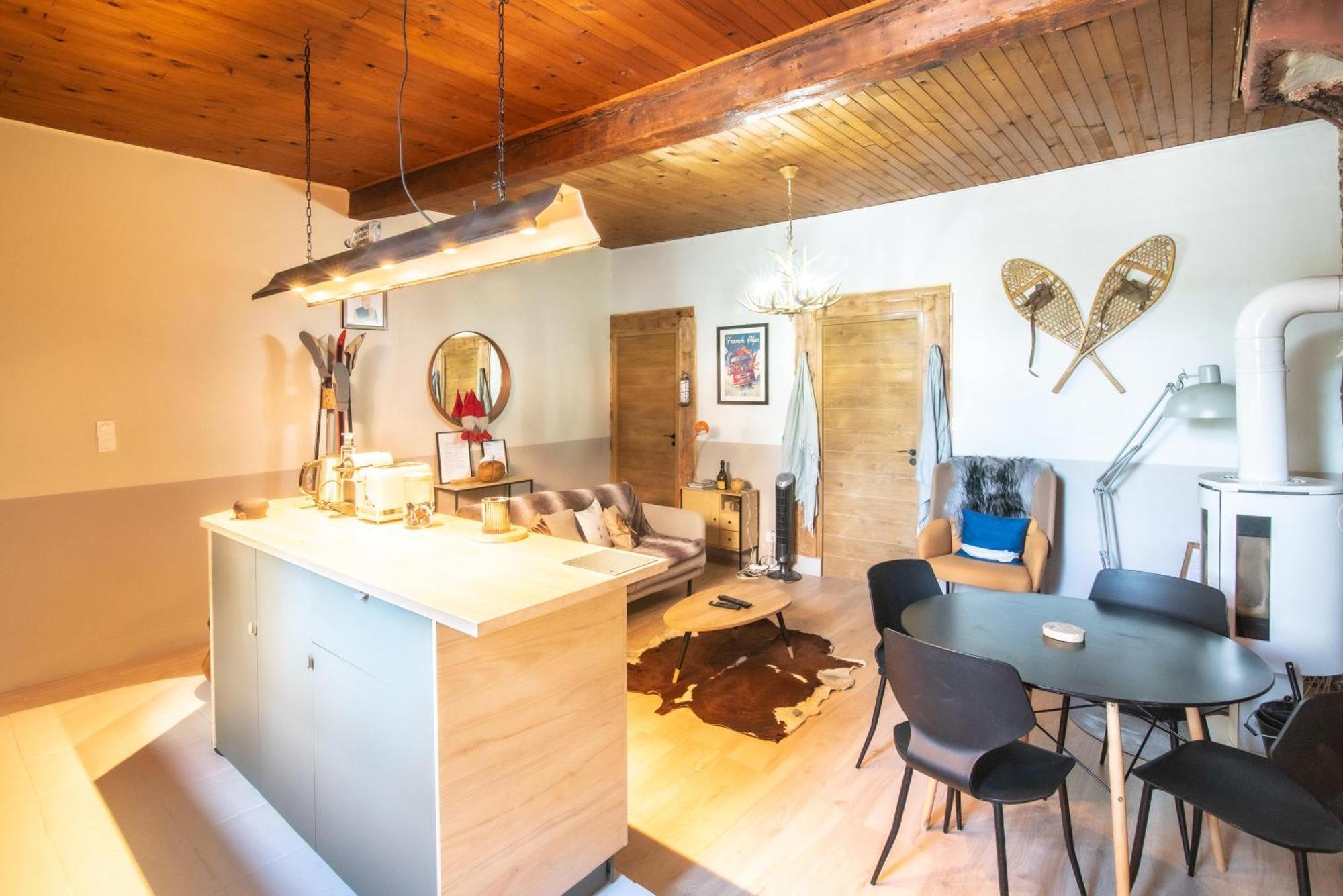 De Montagne Style Sur Le Quai Saint Laurent Et Bastille Apartment Grenoble